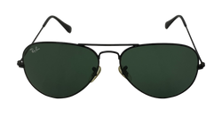 Ray Ban, Aviator Gafas, Negro, 3, Case,12